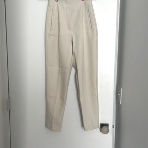 Zara high wasted beige pants